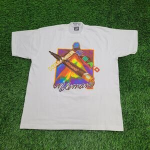 Vintage 80s Vermeer HammerHead Trenchless Moleman Shirt L/XL 22x27 USA